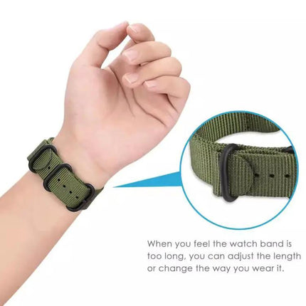 Xdfind Nylon Canvas Watch Band For Pixel Watch 45mm