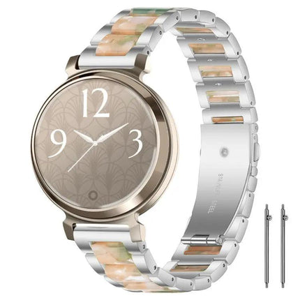XDFind Stainless Steel Resin Watch Band Adjustable 14mm/20mm