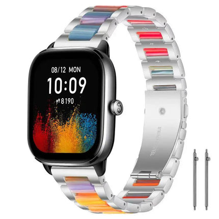XDFind Stainless Steel Resin Watch Band Adjustable 14mm/20mm