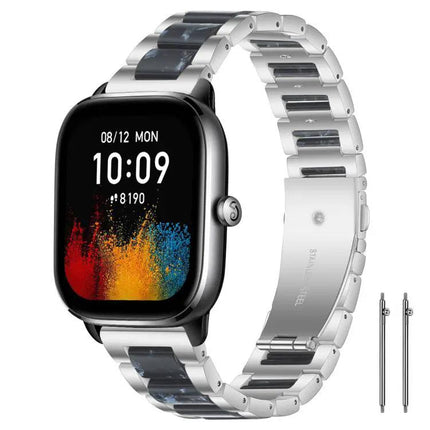 XDFind Stainless Steel Resin Watch Band Adjustable 14mm/20mm