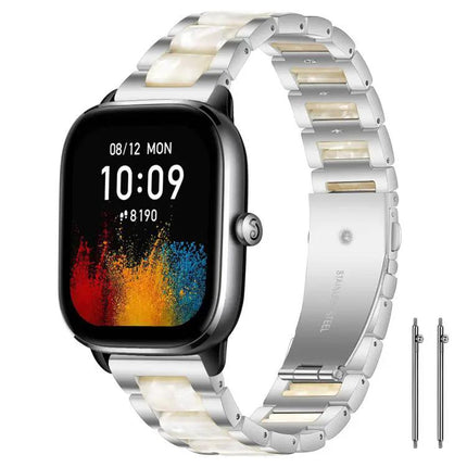 XDFind Stainless Steel Resin Watch Band Adjustable 14mm/20mm