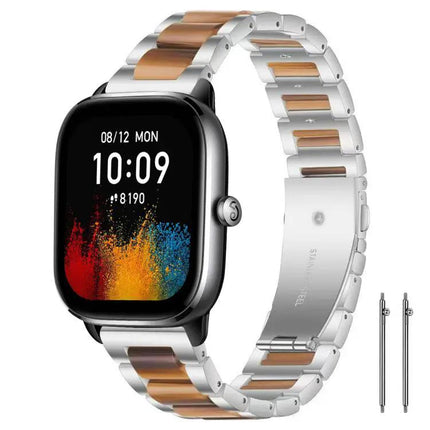 XDFind Stainless Steel Resin Watch Band Adjustable 14mm/20mm