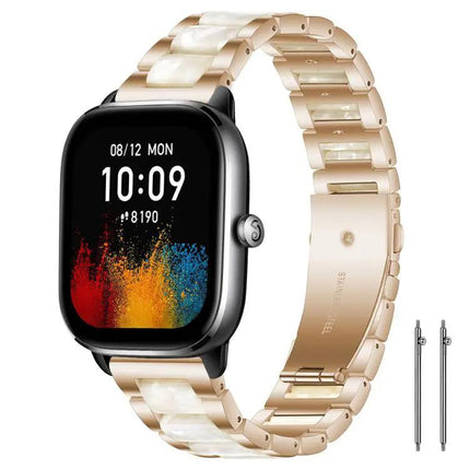 XDFind Stainless Steel Resin Watch Band Adjustable 14mm/20mm