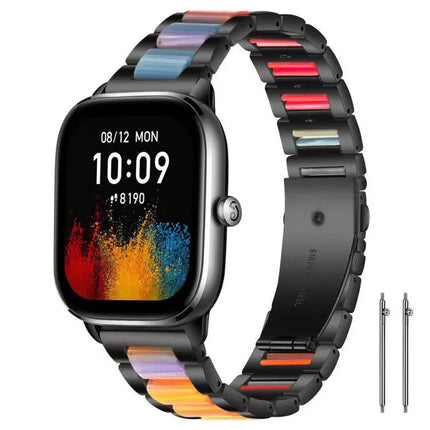 XDFind Stainless Steel Resin Watch Band Adjustable 14mm/20mm