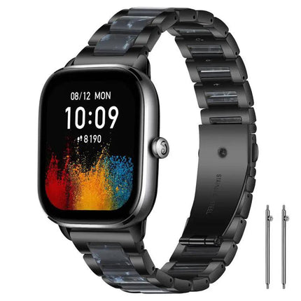 XDFind Stainless Steel Resin Watch Band Adjustable 14mm/20mm