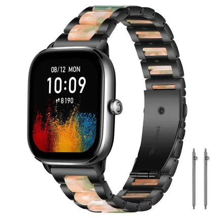 XDFind Stainless Steel Resin Watch Band Adjustable 14mm/20mm
