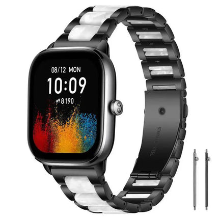 XDFind Stainless Steel Resin Watch Band Adjustable 14mm/20mm