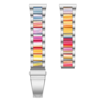 XDfind Stainless Steel Resin Watch Band Adjustable 22mm 18mm