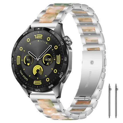 XDfind Stainless Steel Resin Watch Band Adjustable 22mm 18mm