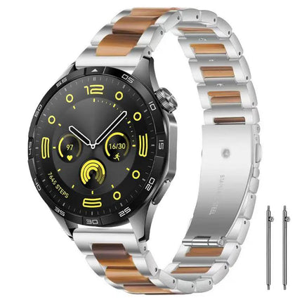 XDfind Stainless Steel Resin Watch Band Adjustable 22mm 18mm