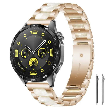 XDfind Stainless Steel Resin Watch Band Adjustable 22mm 18mm