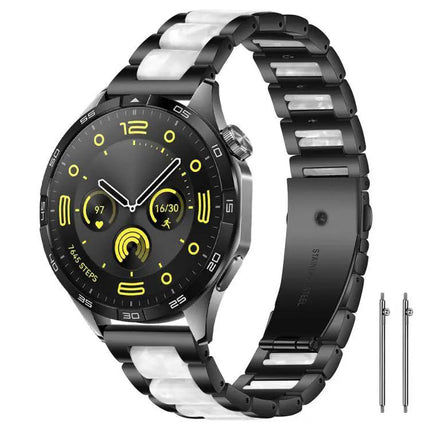XDfind Stainless Steel Resin Watch Band Adjustable 22mm 18mm