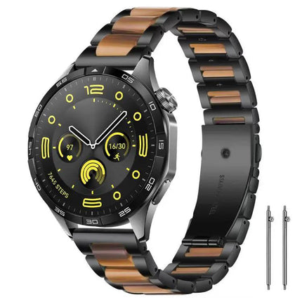 XDfind Stainless Steel Resin Watch Band Adjustable 22mm 18mm