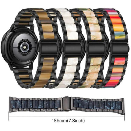 XDFind Stainless Steel Resin Watch Band Adjustable 14mm/20mm