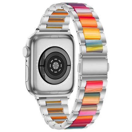 Stainless Steel Resin Apple Watch Band 42/44/45/46/49mm