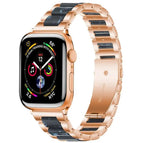 For Apple Watch 42 / 44 / 45 / 46 / 49mm / Rose Gold Blue