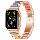 For Apple Watch 38 / 40 / 41 / S10 42mm / Rose Gold Rainbow