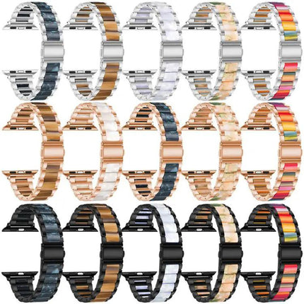 XDfind Resin Stainless Steel Apple Watch Band 38/40/41/42mm