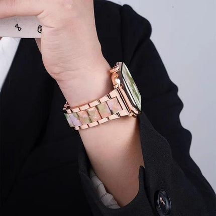 XDfind Resin Stainless Steel Apple Watch Band 38/40/41/42mm