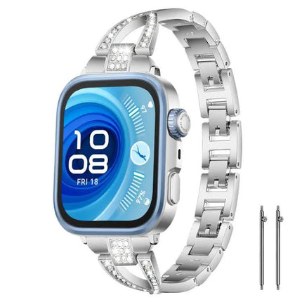 XdFind X-Shaped Metal Watch Band 18/20/22mm Adjustable