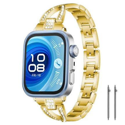XdFind X-Shaped Metal Watch Band 18/20/22mm Adjustable