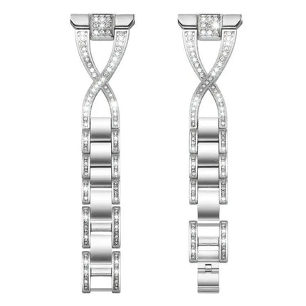 XdFind X-Shaped Metal Watch Band 18/20/22mm Adjustable