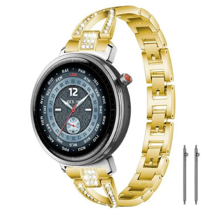 XdFind X-Shaped Metal Watch Band 18/20/22mm Adjustable