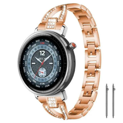 XdFind X-Shaped Metal Watch Band 18/20/22mm Adjustable