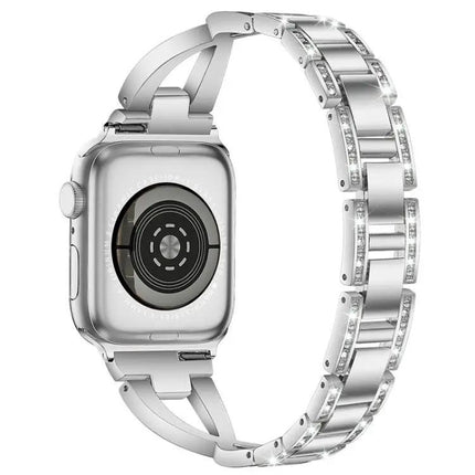 Xdfind X-Shaped Diamond Metal Band For Apple Watch 38-49mm | Syndmart