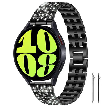 5-Bead Metal Watch Band Strap Fits 18 20 22mm Adjustable