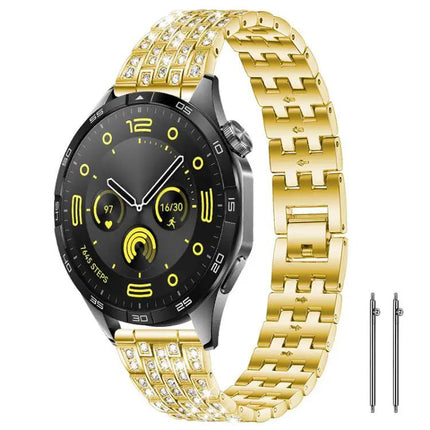 5-Bead Metal Watch Band Strap Fits 18 20 22mm Adjustable