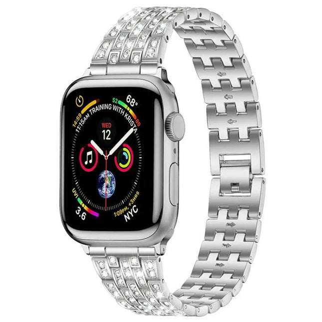XDfind Five-Bead Rhinestone Band for Apple Watch 38-49mm | Syndmart
