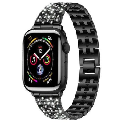 XDfind Five-Bead Rhinestone Band for Apple Watch 38-49mm | Syndmart