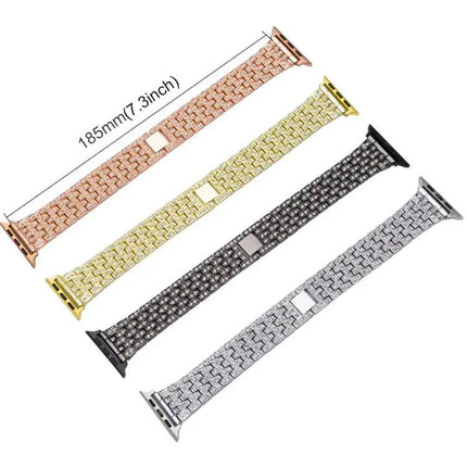 XDfind Five-Bead Rhinestone Band for Apple Watch 38-49mm | Syndmart