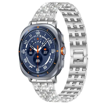 Rhinestone Metal Bead Watch Band for Galaxy Watch Ultra2