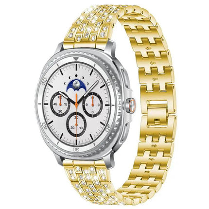 Rhinestone Metal Bead Watch Band for Galaxy Watch Ultra2