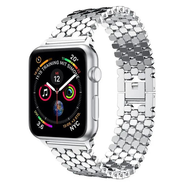 xDfind Metal Fish Scale Watch Band For Apple Watch 38-49mm | Syndmart