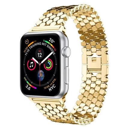xDfind Metal Fish Scale Watch Band For Apple Watch 38-49mm | Syndmart