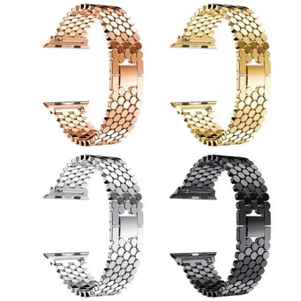 xDfind Metal Fish Scale Watch Band For Apple Watch 38-49mm | Syndmart