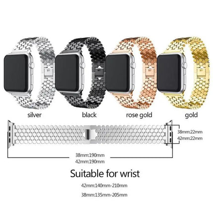 xDfind Metal Fish Scale Watch Band For Apple Watch 38-49mm | Syndmart
