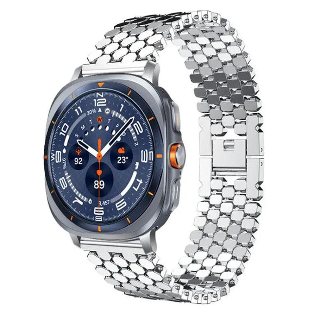xDfind Fish Scale Metal Watch Band For Galaxy Watch | Syndmart