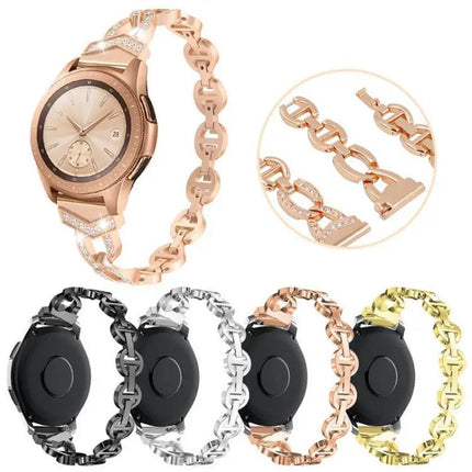 XDfind Diamond Stainless Steel Watch Band 20mm 22mm