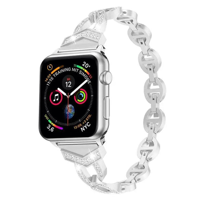 XDfind Diamond Stainless Steel Apple Watch Band 38-49mm | Syndmart