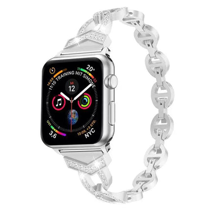 XDfind Diamond Stainless Steel Apple Watch Band 38-49mm