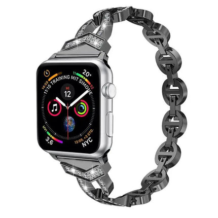 XDfind Diamond Stainless Steel Apple Watch Band 38-49mm