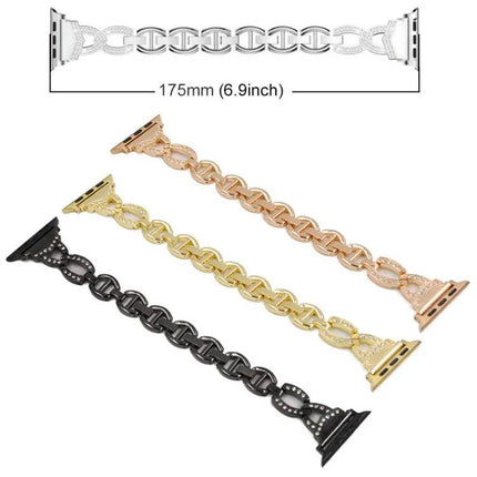 XDfind Diamond Stainless Steel Apple Watch Band 38-49mm