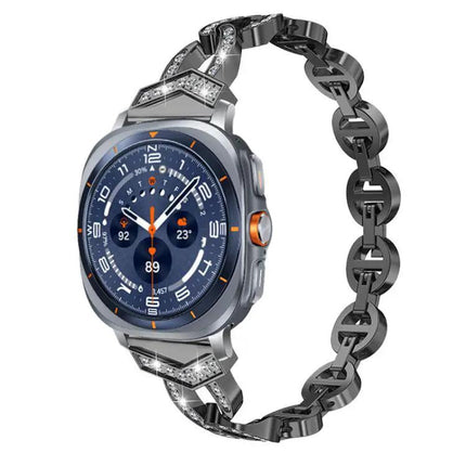 Stainless Steel Diamond Watch Band For Galaxy Watch