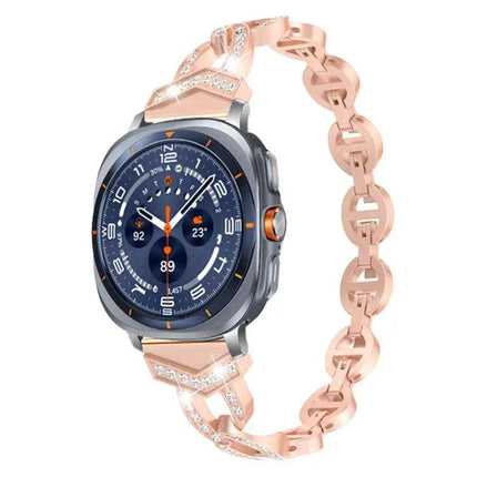 Stainless Steel Diamond Watch Band For Galaxy Watch