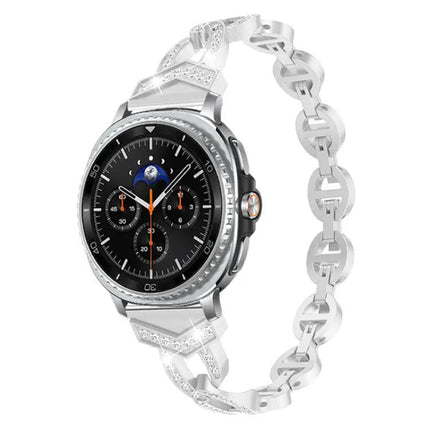 Stainless Steel Diamond Watch Band For Galaxy Watch