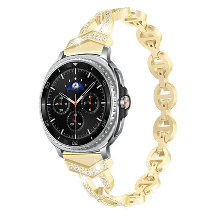 Stainless Steel Diamond Watch Band For Galaxy Watch